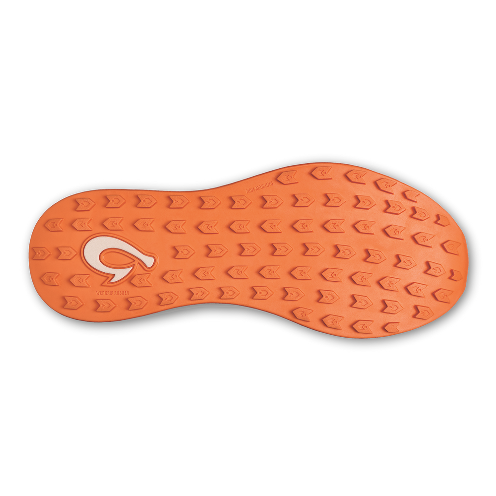 Manele Men’s Breathable Golf Shoes - Pale Moss / Molten Orange | Men OluKai sale