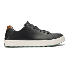 Wai‘alae Men’s Waterproof Leather Golf Shoes - Black | Men OluKai online