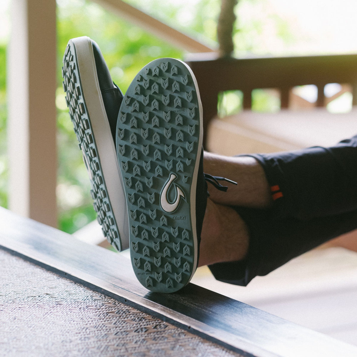 Wai‘alae Men’s Waterproof Leather Golf Shoes - Black | Men OluKai online