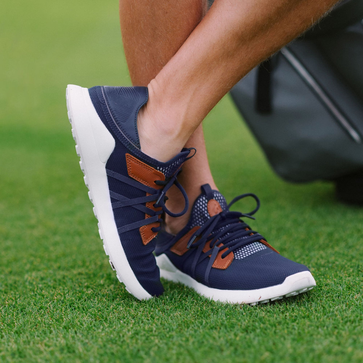 Manele Men’s Breathable Golf Shoes - Trench Blue | Men OluKai outlet