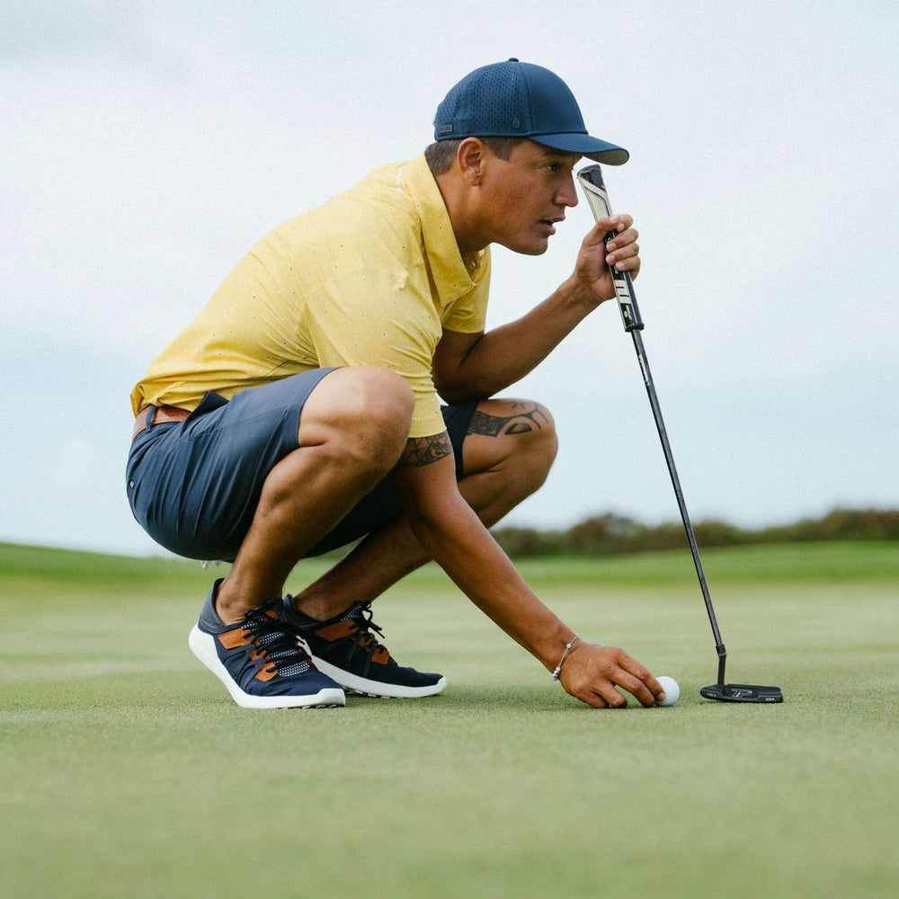 Manele Men’s Breathable Golf Shoes - Trench Blue | Men OluKai outlet
