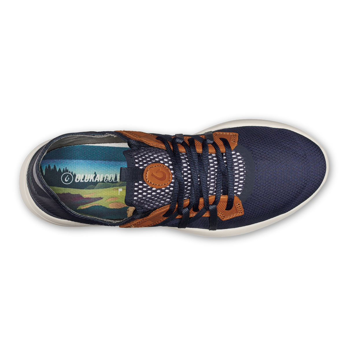 Manele Men’s Breathable Golf Shoes - Trench Blue | Men OluKai outlet