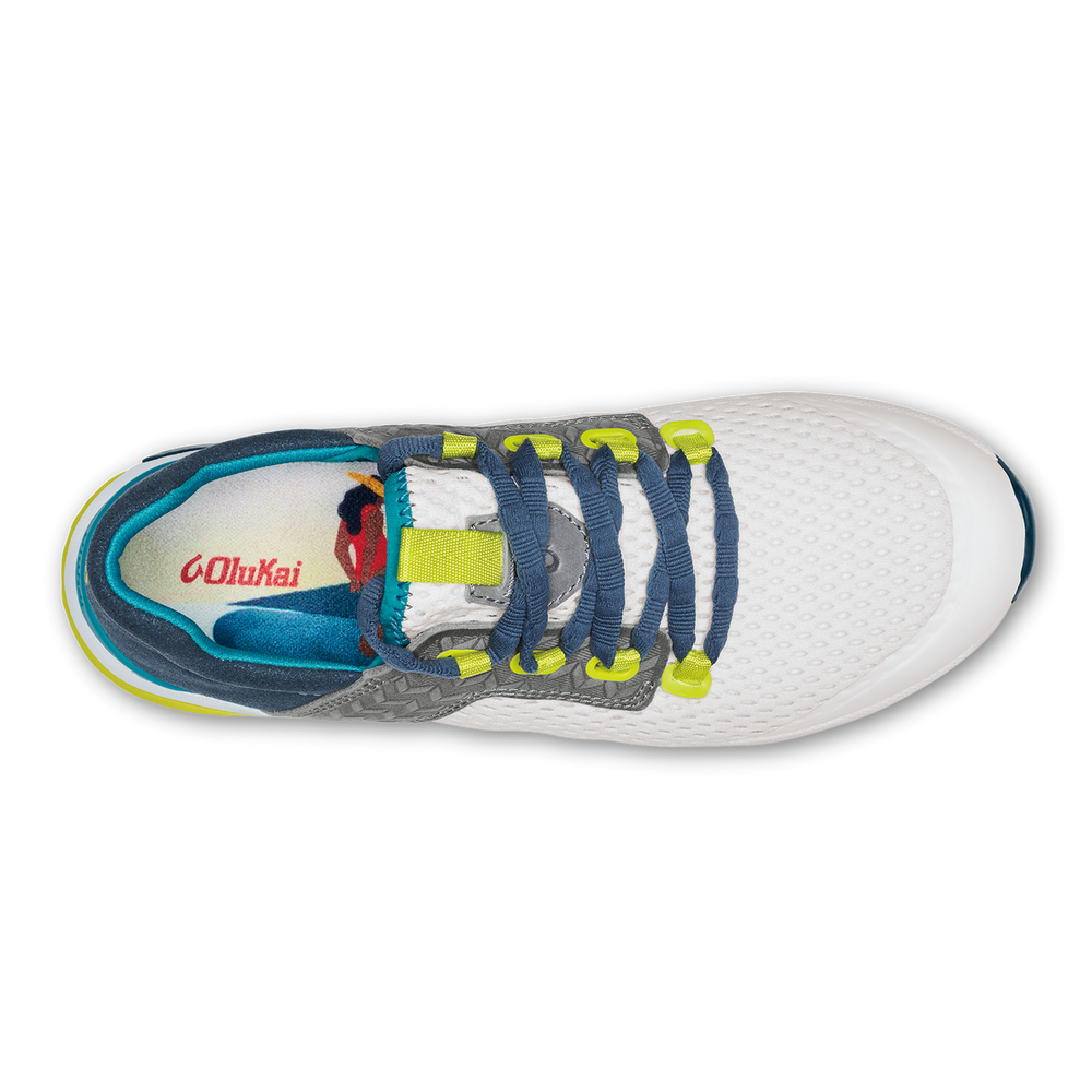 Wailuku Women’s Athletic Shoes - Bright White / Lagoon | Women OluKai discount