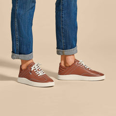 Hā‘upu Women’s Leather Sneakers - Fox | Women OluKai sale