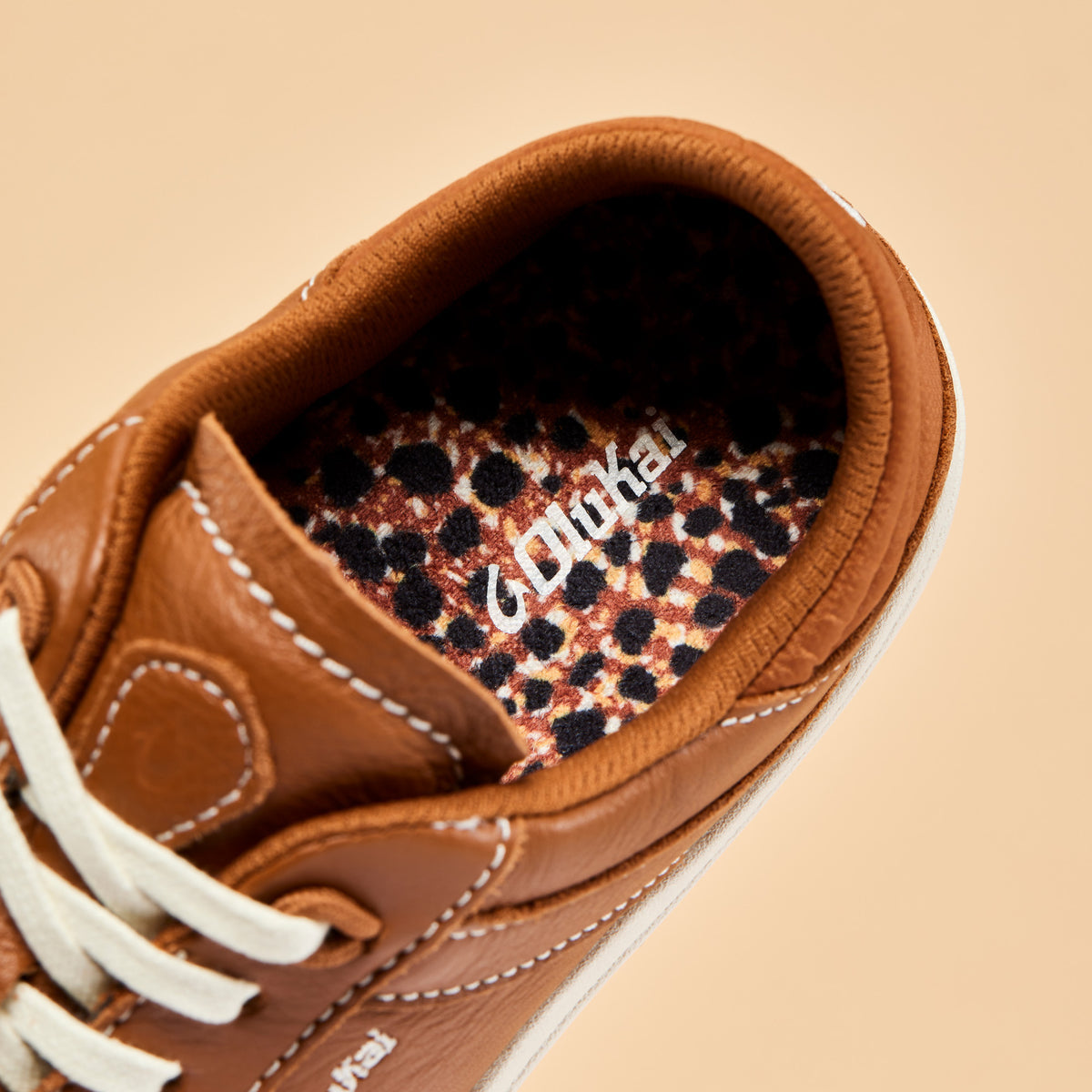 Hā‘upu Women’s Leather Sneakers - Fox | Women OluKai sale