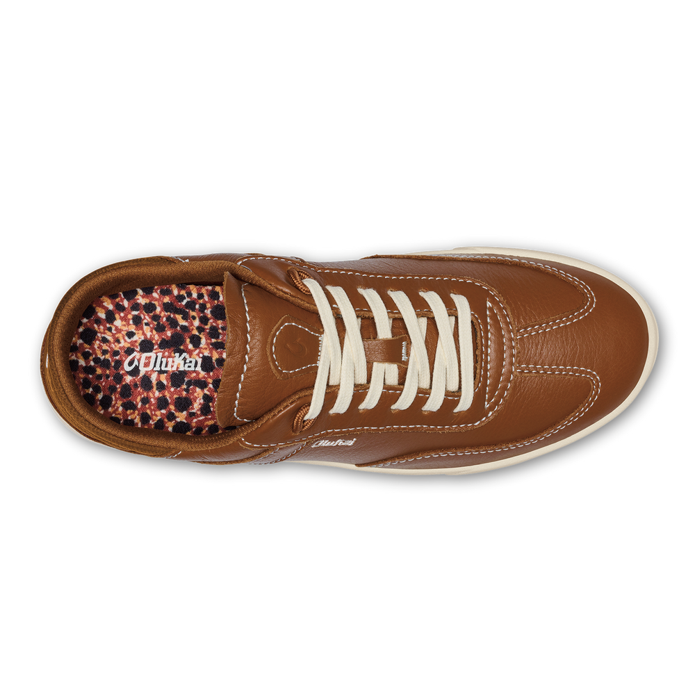 Hā‘upu Women’s Leather Sneakers - Fox | Women OluKai sale
