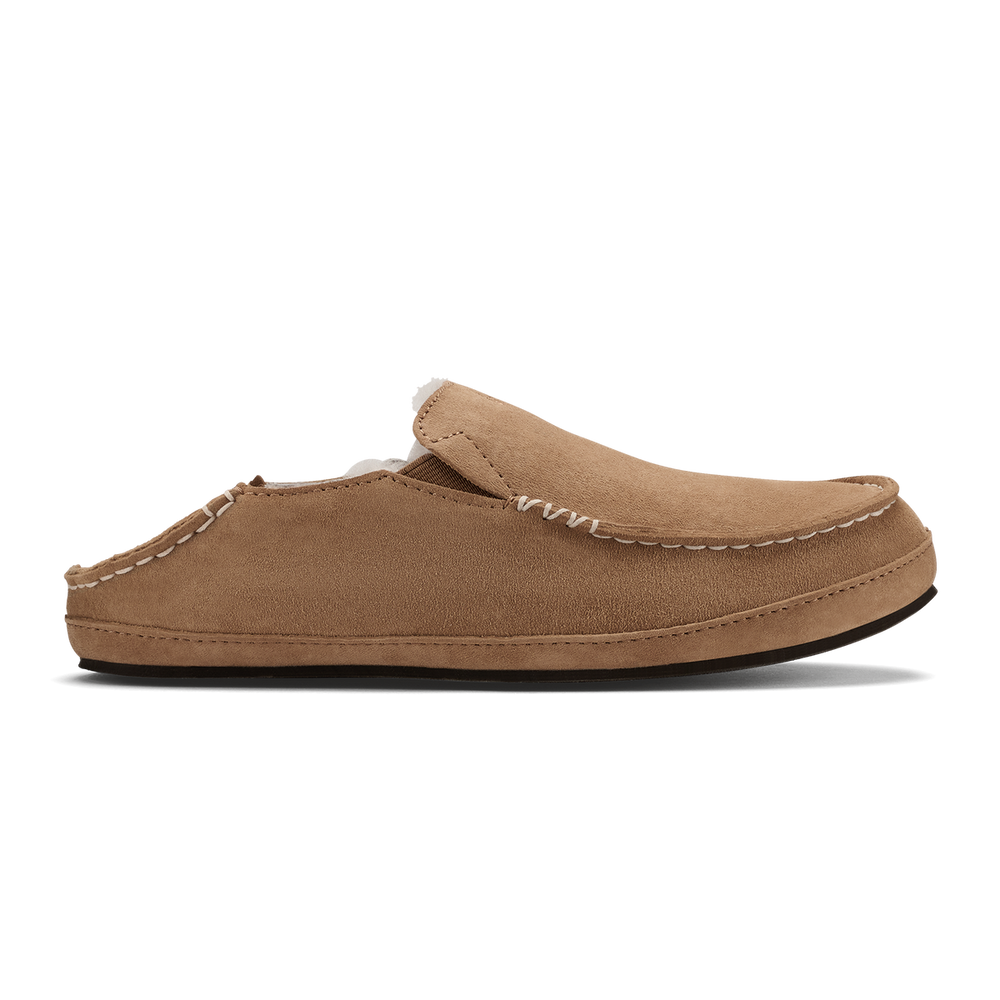 Nohea Women's Leather Slippers - Tan | Women OluKai on sale