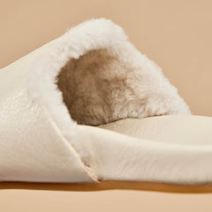 Kōnea Women’s Leather Slipper Mules - Bone | Women OluKai for sale