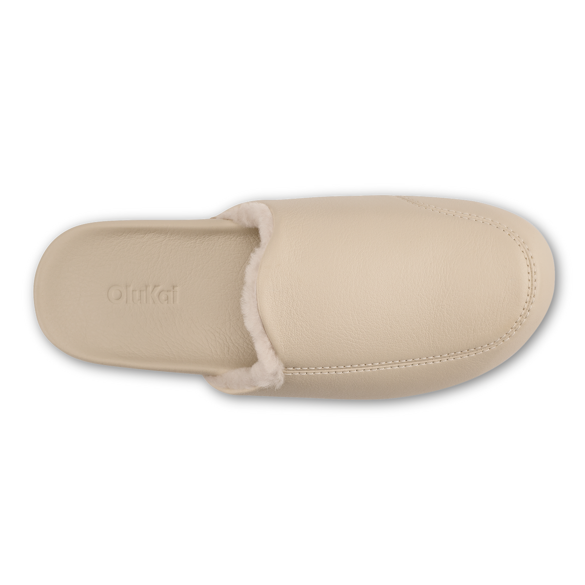 Kōnea Women’s Leather Slipper Mules - Bone | Women OluKai for sale