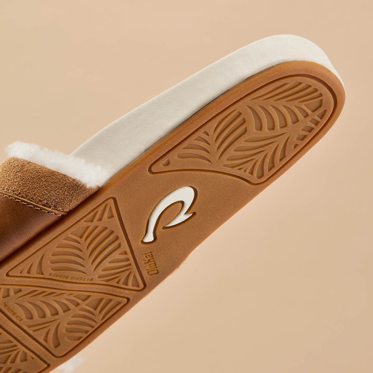 Hō‘ala Slide Women’s Slide Slipper Sandals - Tan / Puka | Women OluKai cheap