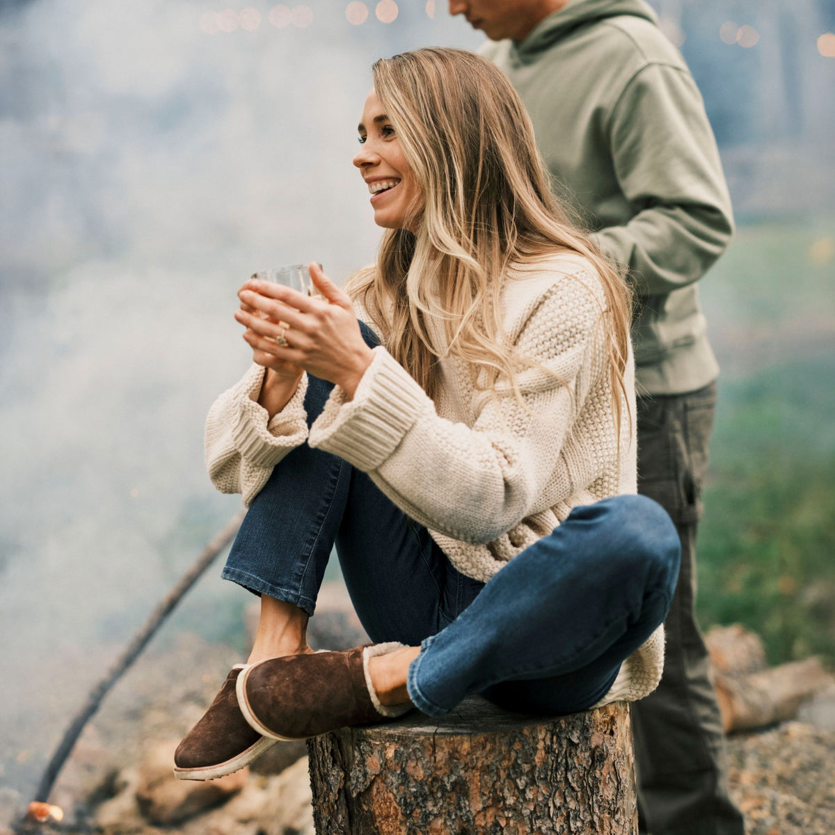 Mani - Dark Oak / Golden Sand | Women OluKai cheap