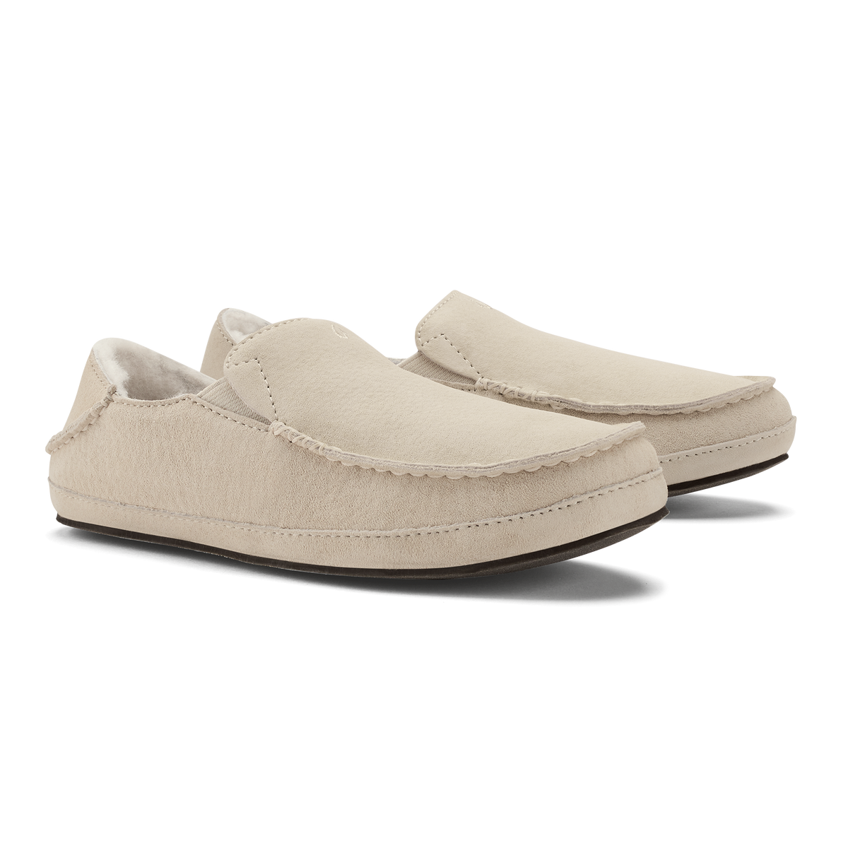 Nohea Women's Leather Slippers - Bone | Women OluKai sale
