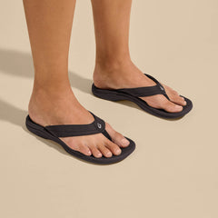 ‘Ohana Women's Best Selling Beach Sandals - Black | Women OluKai on sale