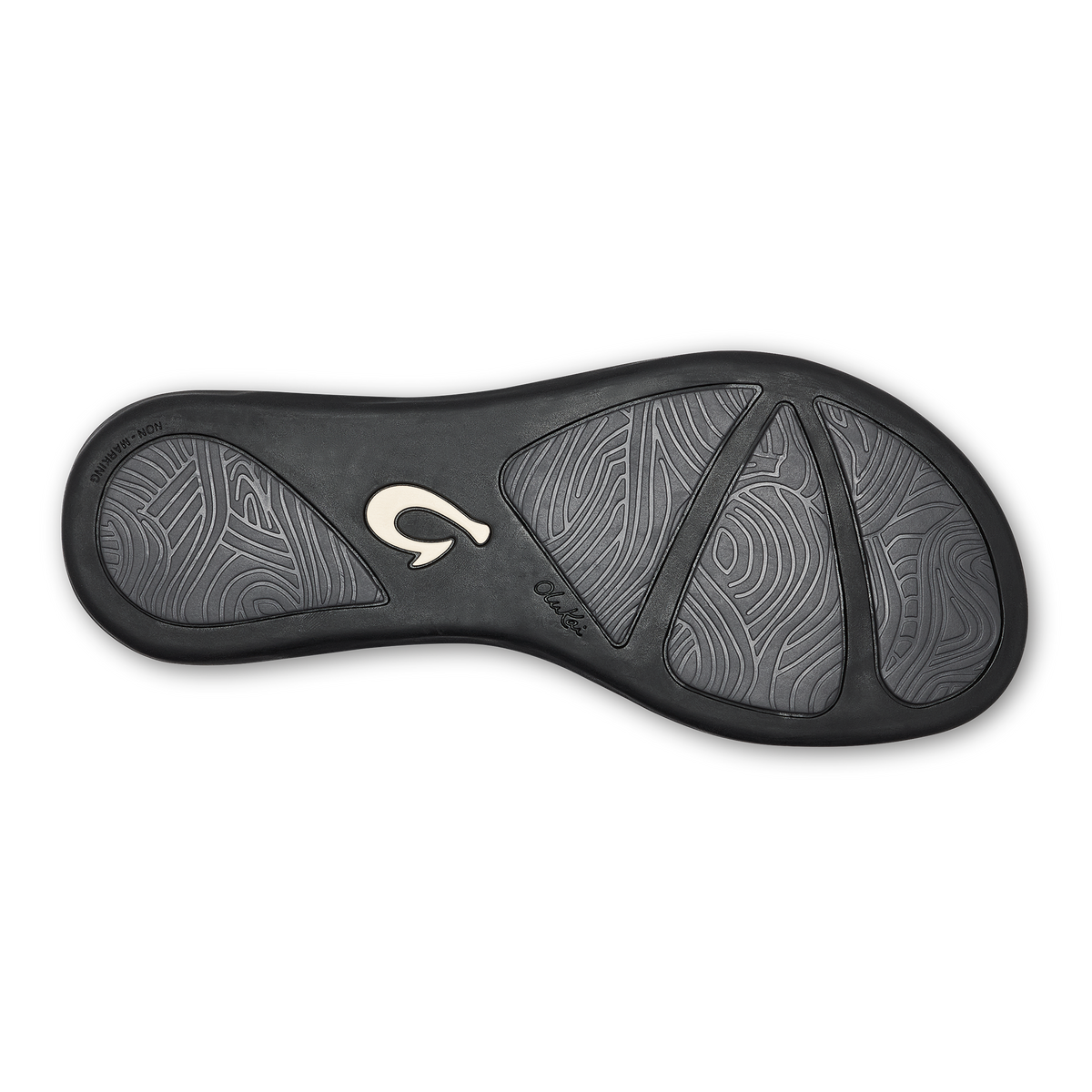 Honu Women’s Leather Beach Sandals - Black | Women OluKai cheap