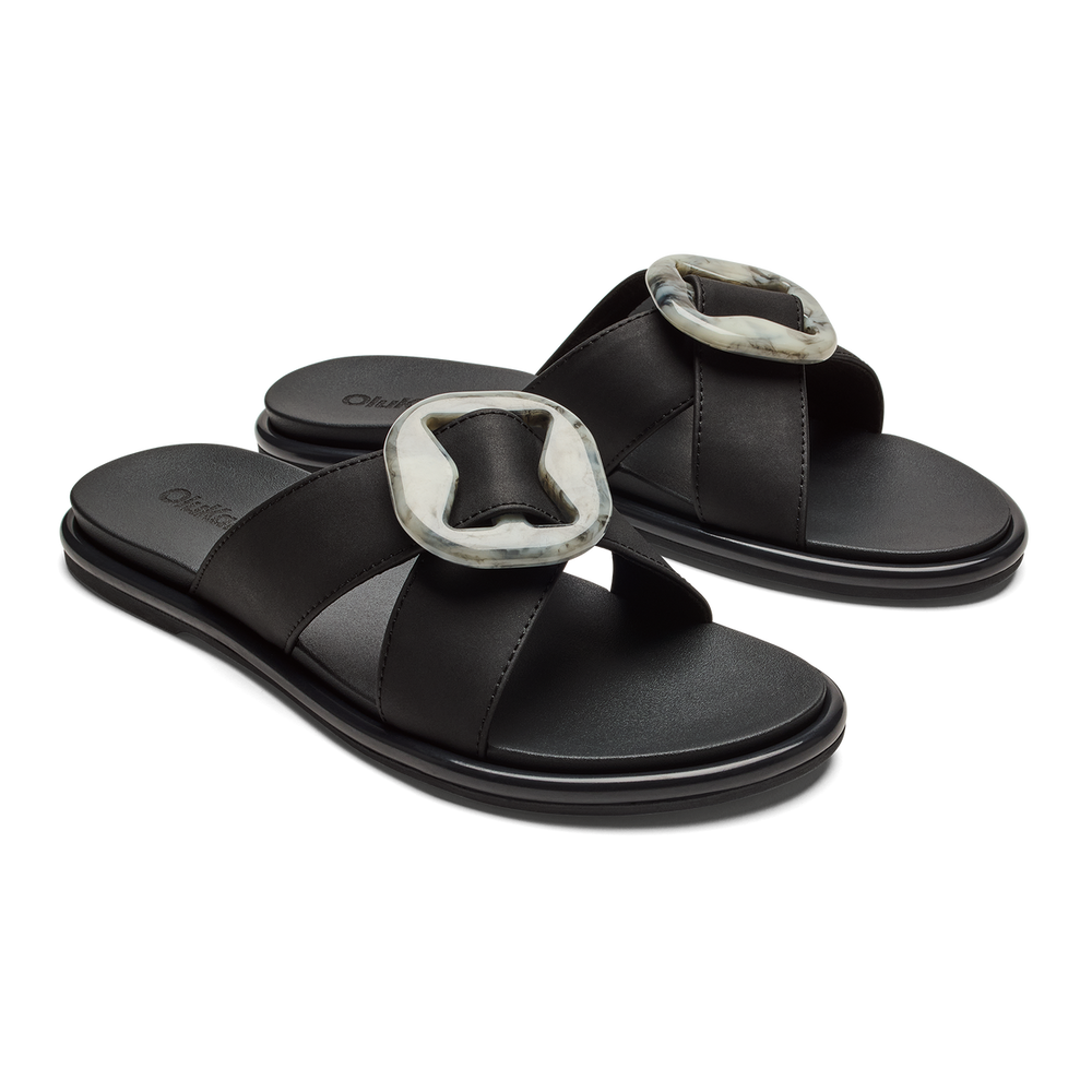 La‘i Slide Women’s Slide Beach Sandals - Lava Rock | Women OluKai discount