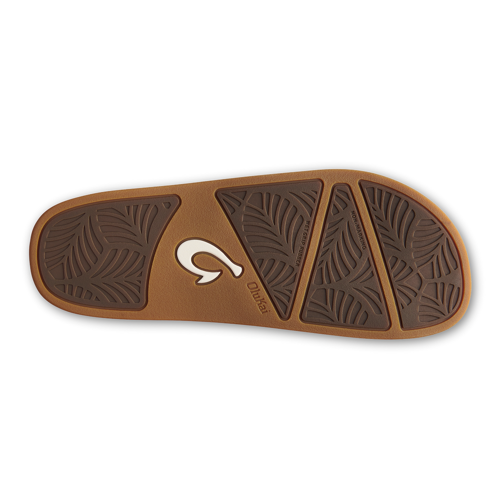 Kāmola Women’s Leather Slide Sandals - Tan | Women OluKai outlet